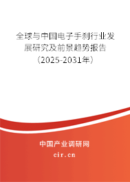 全球與中國電子手剎行業發展研究及前景趨勢報告（2025-2031年）