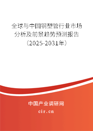 全球與中國鋼塑管行業市場分析及前景趨勢預測報告（2025-2031年）