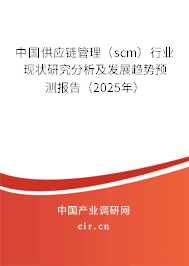 中國供應鏈管理（scm）行業現狀研究分析及發展趨勢預測報告（2025年）