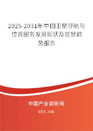2025-2031年中國衛星導航與位置服務發展現狀及前景趨勢報告