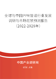 全球與中國PPR管道行業發展調研與市場前景預測報告（2022-2028年）