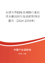 全球與中國布克利嗪行業現狀全面調研與發展趨勢預測報告（2024-2030年）