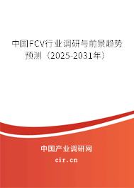 中國FCV行業調研與前景趨勢預測（2025-2031年）