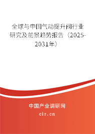 全球與中國氣動提升閥行業研究及前景趨勢報告（2025-2031年）