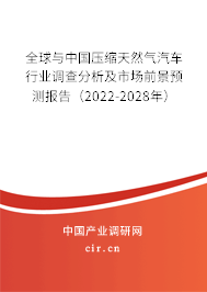全球與中國壓縮天然氣汽車行業調查分析及市場前景預測報告（2022-2028年）