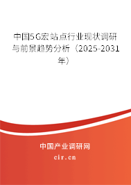 中國5G宏站點行業現狀調研與前景趨勢分析（2025-2031年）