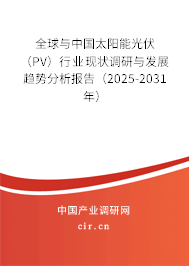 全球與中國(guó)太陽(yáng)能光伏（PV）行業(yè)現(xiàn)狀調(diào)研與發(fā)展趨勢(shì)分析報(bào)告（2025-2031年）
