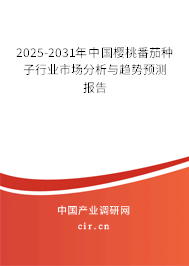 2024-2030年中國櫻桃番茄種子行業市場分析與趨勢預測報告