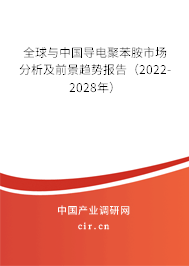 全球與中國導電聚苯胺市場分析及前景趨勢報告（2022-2028年）
