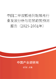 中國(guó)二甲雙胍格列吡嗪片行業(yè)發(fā)展分析與前景趨勢(shì)預(yù)測(cè)報(bào)告（2025-2031年）