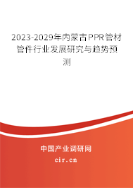 2023-2029年內蒙古PPR管材管件行業發展研究與趨勢預測
