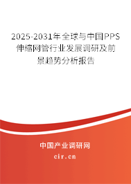 2025-2031年全球與中國PPS伸縮網(wǎng)管行業(yè)發(fā)展調(diào)研及前景趨勢(shì)分析報(bào)告