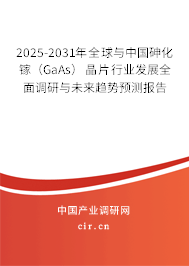 2025-2031年全球與中國砷化鎵（GaAs）晶片行業發展全面調研與未來趨勢預測報告