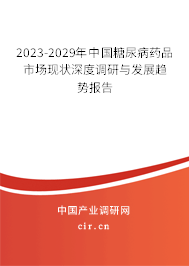 2023-2029年中國糖尿病藥品市場現狀深度調研與發展趨勢報告