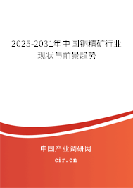 2025-2031年中國銅精礦行業現狀與前景趨勢