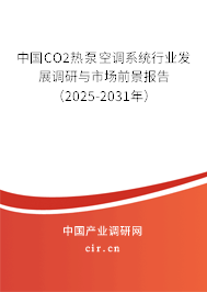 中國CO2熱泵空調系統行業發展調研與市場前景報告（2025-2031年）
