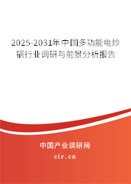 2025-2031年中國多功能電炒鍋行業(yè)調(diào)研與前景分析報告