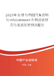2025年全球與中國汽車音響與Infotainment市場調(diào)查研究與發(fā)展前景預(yù)測報(bào)告