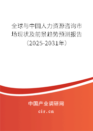 全球與中國人力資源咨詢市場現狀及前景趨勢預測報告（2025-2031年）