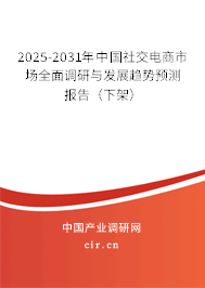 2024-2030年中國社交電商市場全面調(diào)研與發(fā)展趨勢預(yù)測報(bào)告（下架）