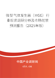 微型氣體發(fā)生器（MGG）行業(yè)現(xiàn)狀調(diào)研分析及市場前景預(yù)測報告（2025年版）