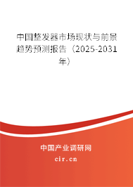 中國整發器市場現狀與前景趨勢預測報告（2025-2031年）