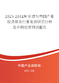 2025-2031年全球與中國產業投資基金行業發展研究分析及市場前景預測報告