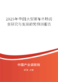 2025年中國大型客車市場調查研究與發展趨勢預測報告