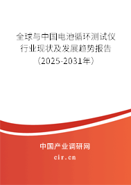 全球與中國電池循環測試儀行業現狀及發展趨勢報告（2025-2031年）