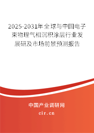 2025-2031年全球與中國電子束物理氣相沉積涂層行業發展研及市場前景預測報告