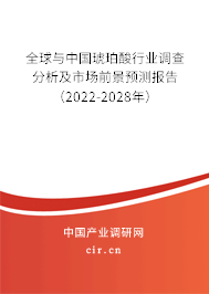 全球與中國琥珀酸行業調查分析及市場前景預測報告（2022-2028年）