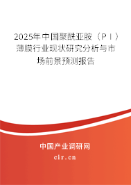 2025年中國聚酰亞胺（PI）薄膜行業現狀研究分析與市場前景預測報告