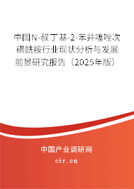 中國N-叔丁基-2-苯并噻唑次磺酰胺行業(yè)現(xiàn)狀分析與發(fā)展前景研究報告（2025年版）