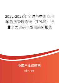 2022-2028年全球與中國商用車胎壓管理系統（TPMS）行業全面調研與發展趨勢報告