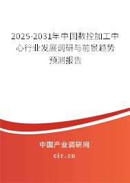 2025-2031年中國數(shù)控加工中心行業(yè)發(fā)展調(diào)研與前景趨勢預(yù)測報告