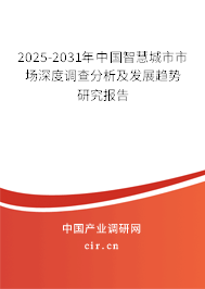 （最新）中國智慧城市市場深度調查分析及發展趨勢研究報告