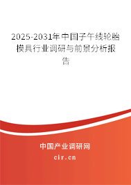 2025-2031年中國子午線輪胎模具行業(yè)調(diào)研與前景分析報告