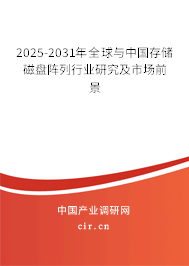 2025-2031年全球與中國(guó)存儲(chǔ)磁盤陣列行業(yè)研究及市場(chǎng)前景