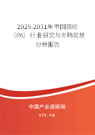 2025-2031年中國錦綸（PA）行業研究與市場前景分析報告