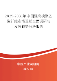 2025-2031年中國強高模聚乙烯纖維市場現狀全面調研與發展趨勢分析報告