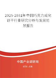 2025-2031年中國巧克力威化餅干行業研究分析與發展前景報告