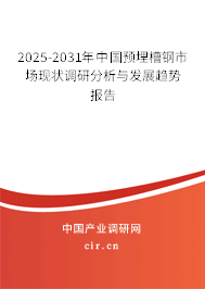 2025-2031年中國預埋槽鋼市場現狀調研分析與發展趨勢報告