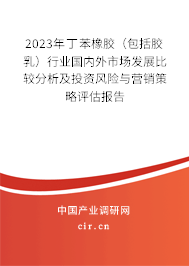 2023年丁苯橡膠（包括膠乳）行業國內外市場發展比較分析及投資風險與營銷策略評估報告