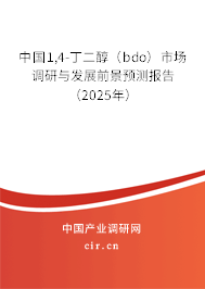 中國(guó)1,4-丁二醇（bdo）市場(chǎng)調(diào)研與發(fā)展前景預(yù)測(cè)報(bào)告（2025年）