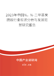 2023年中國N，N-二甲基癸酰胺行業現狀分析與發展前景研究報告