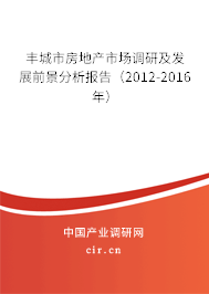 豐城市房地產(chǎn)市場調(diào)研及發(fā)展前景分析報告（2012-2016年）