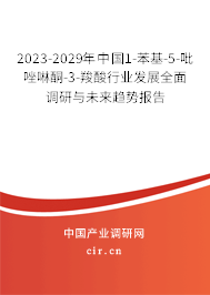 2023-2029年中國1-苯基-5-吡唑啉酮-3-羧酸行業發展全面調研與未來趨勢報告