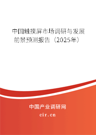 中國觸摸屏市場調研與發展前景預測報告（2025年）