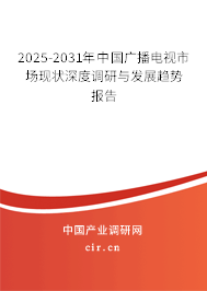 2025-2031年中國廣播電視市場現狀深度調研與發展趨勢報告