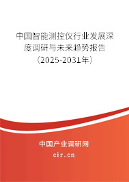 中國智能測控儀行業發展深度調研與未來趨勢報告（2025-2031年）